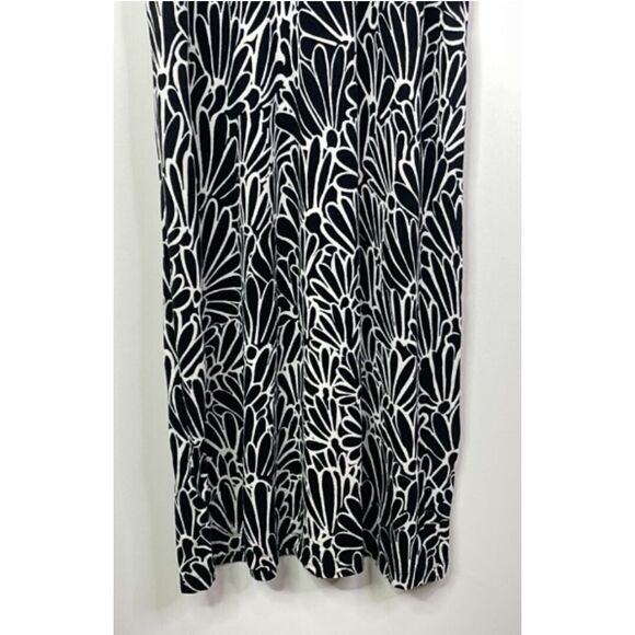 LOFT Jersey Floral Sleeveless Geometric Maxi Dress Women's Size XS - Picture 7 of 9